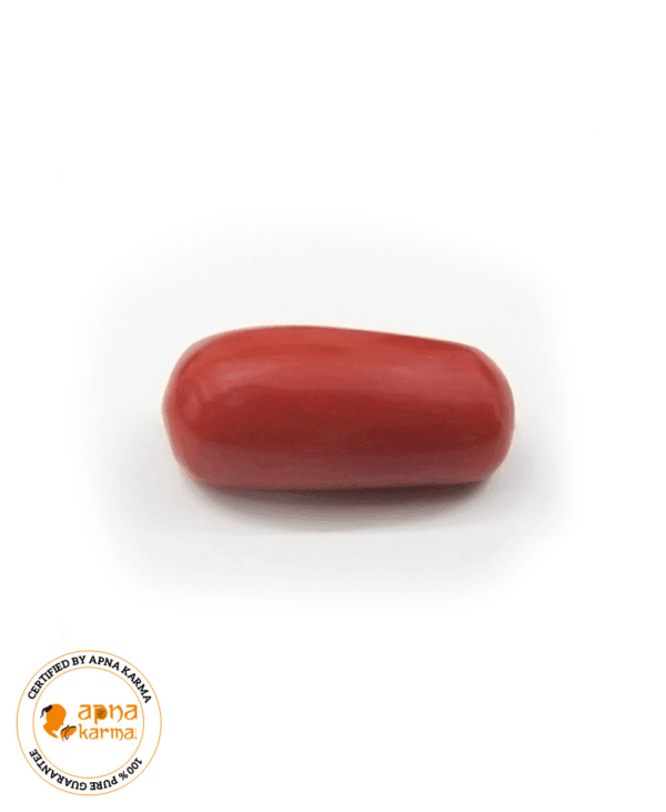 7.89 Carat Natural Coral (Moonga) Gemstone