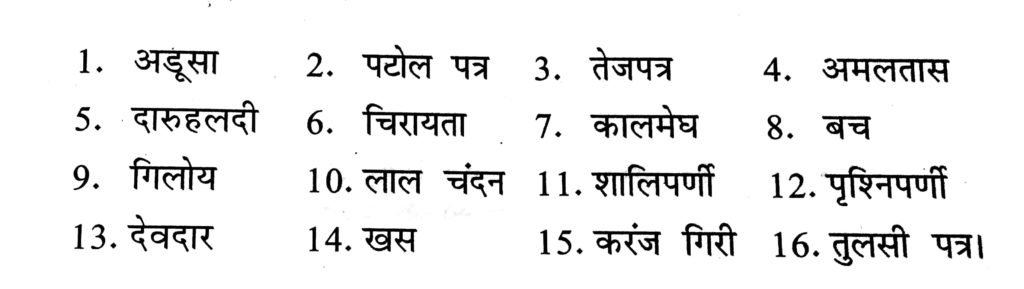 ayurvedic treatment of fever